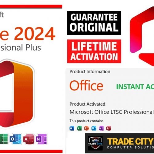 LATEST LIFETIME RELEASE!!!! Microsoft Office 2024 Professional Plus LIFETIME LICENCE 1 Windows PC