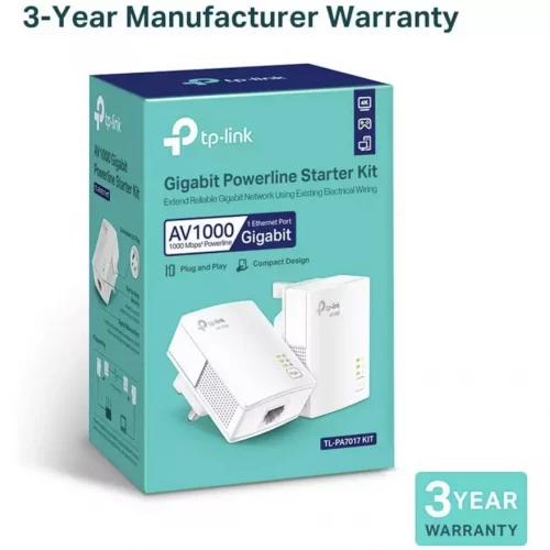 TP-Link TL-PA7017 KIT AV1000 1xGigabit Powerline Adapter Kit466/1847