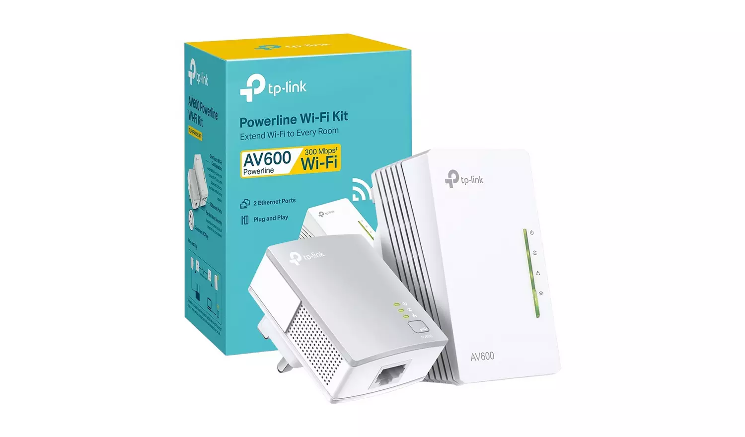 TP-Link TL-WPA4220 KIT AV600 Powerline Adapter Wi-Fi Booster558/5575 - Image 2
