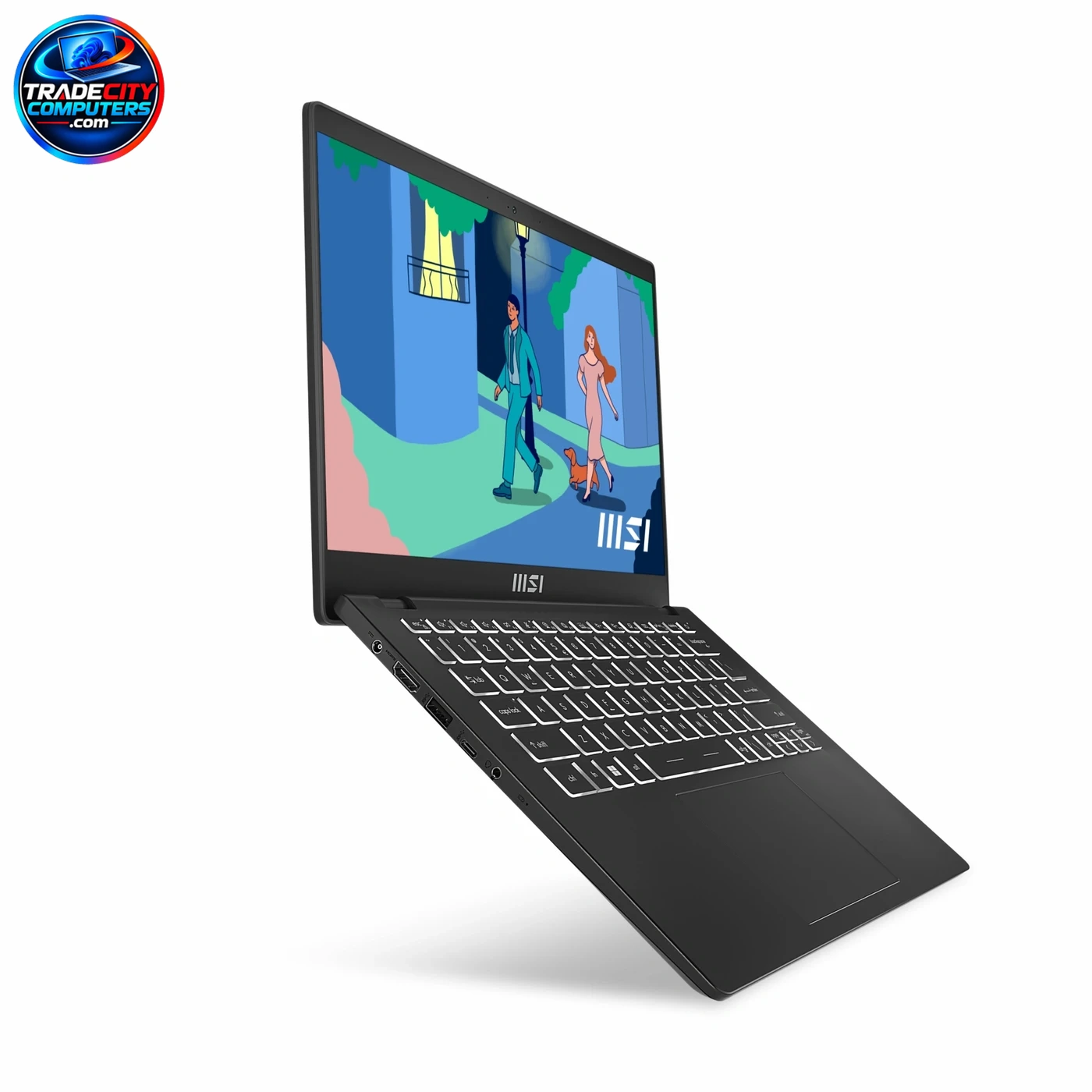 MSI Modern 14", AMD Ryzen 5, 8GB RAM, 512GB SSD, C7M-074UK - Image 11