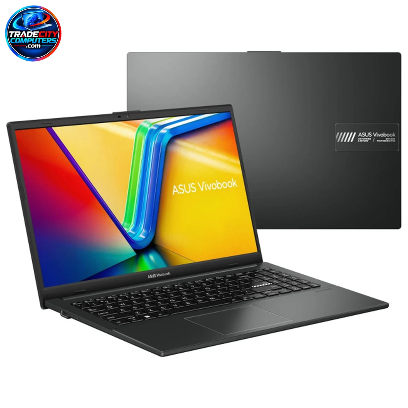 ASUS Vivobook Go 15.6" Laptop - AMD Ryzen 3, 4GB DDR5 / 128GB - Black - Image 2
