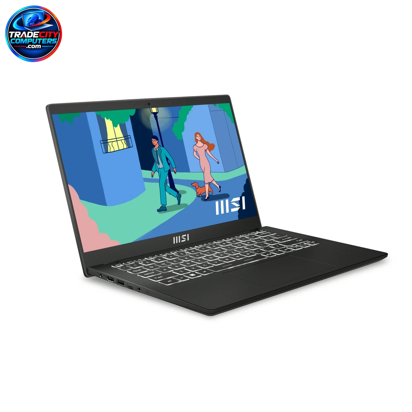 MSI Modern 14", AMD Ryzen 5, 8GB RAM, 512GB SSD, C7M-074UK - Image 2