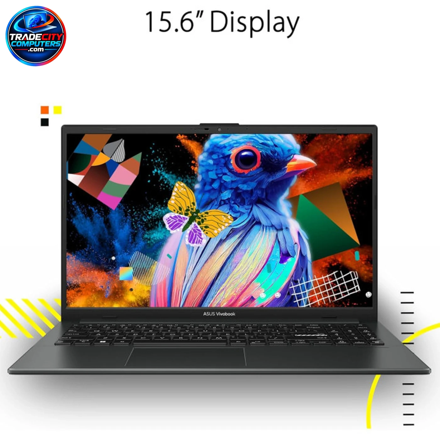 ASUS Vivobook Go 15.6" Laptop - AMD Ryzen 3, 4GB DDR5 / 128GB - Black - Image 3