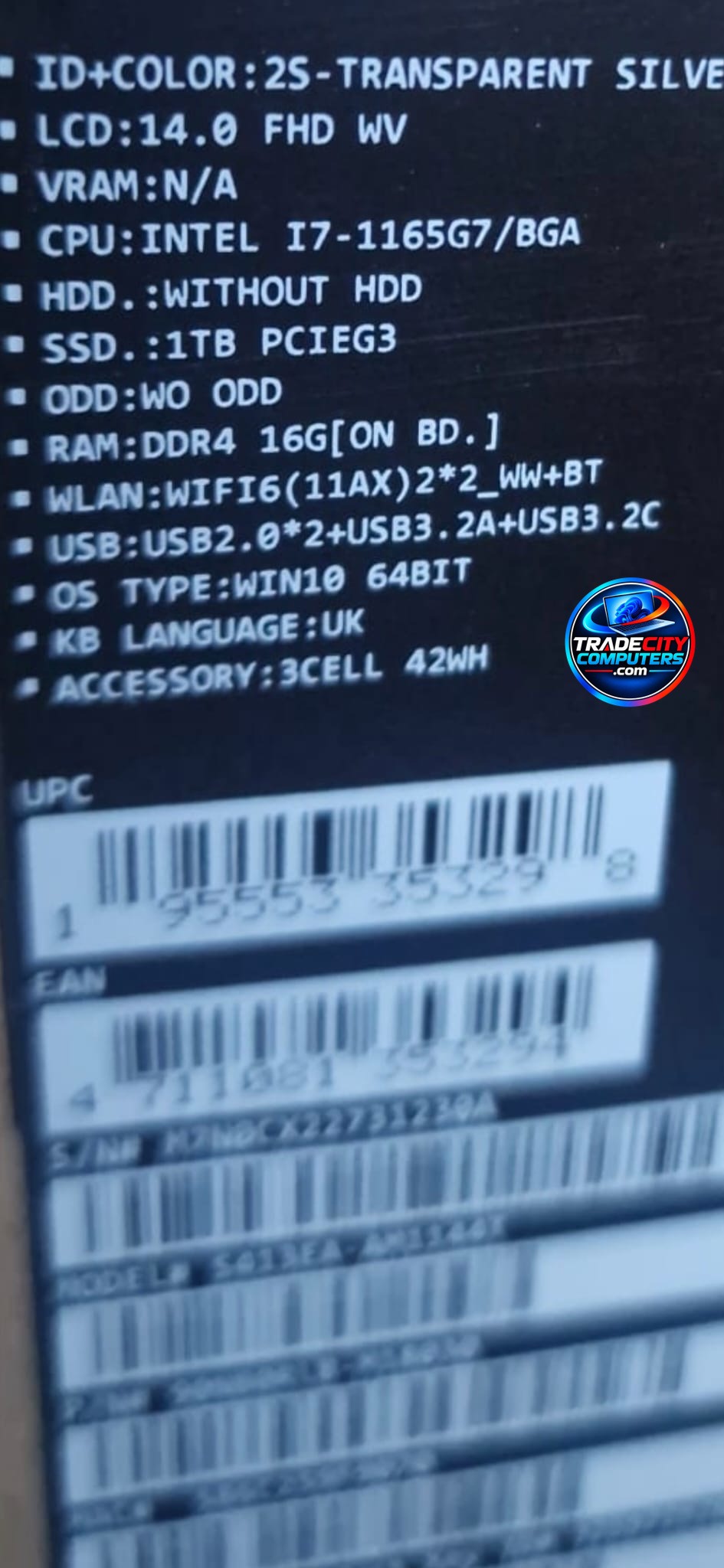 ASUS Vivobook S14 โ Intel Core i7 | 16GB RAM | 1TB SSD | Windows 11 - Image 3