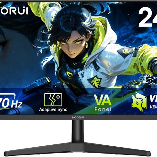 KOORUI 24 Inch Gaming Monitor, 170Hz, Full-HD 1080P, VA